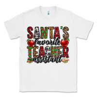 White santa's favorite teacher assistant Classic Tee - Jasminsmagicworld