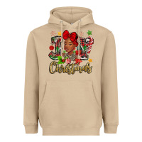 Mushroom christmas joy black woman Heavyweight Hoodie - MaliasSmallBusiness
