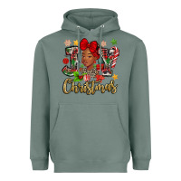 Sage christmas joy black woman Heavyweight Hoodie - MaliasSmallBusiness