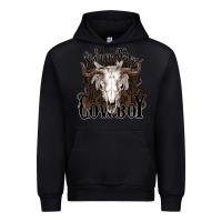 Black Simmer down Cowboy Urban Hoodie - HowdyJamesFarm