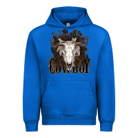 Cobalt Simmer down Cowboy Urban Hoodie - HowdyJamesFarm