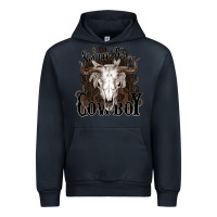 Navy Simmer down Cowboy Urban Hoodie - HowdyJamesFarm