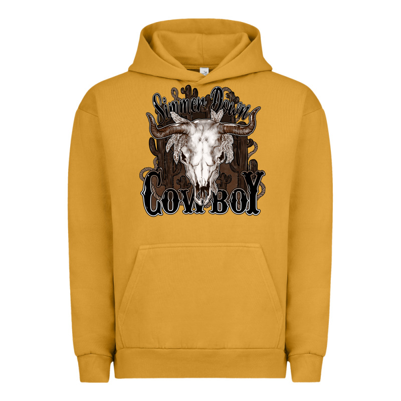Simmer Down Cowboy Urban Hoodie by HowdyJamesFarm | Teevron