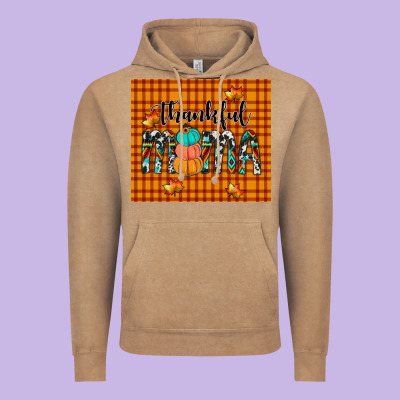 Thankful Tumbler Vintage Hoodie Designed By Jahusdesignshop