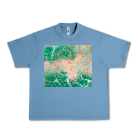 Pebble Blue green glitter Urban Heavy Tee - JahusDesignShop