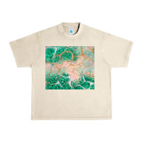 Sandshell green glitter Urban Heavy Tee - JahusDesignShop