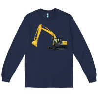 Navy excavator Long Sleeve Tee - Artiststas