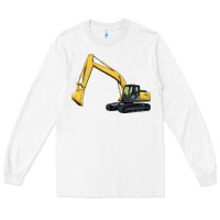 White excavator Long Sleeve Tee - Artiststas