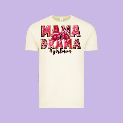 Mama Of Drama Girl Mom Vintage Tee Designed By Jahusdesignshop