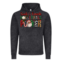 Afro Santa's Favorite Volleyball Player For Christ Vintage Hoodie | Teevron