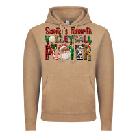 Vintage Coffee afro santa's favorite volleyball player for christ Vintage Hoodie - FaDigitalArtStudio