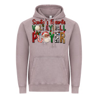 Vintage Zinc afro santa's favorite volleyball player for christ Vintage Hoodie - FaDigitalArtStudio