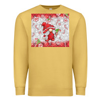Antique Gold candy cane gnome Premium Sweatshirt - MaliasSmallBusiness