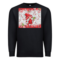 Black candy cane gnome Premium Sweatshirt - MaliasSmallBusiness
