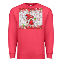 Cardinal candy cane gnome Premium Sweatshirt - MaliasSmallBusiness