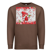 Chestnut candy cane gnome Premium Sweatshirt - MaliasSmallBusiness