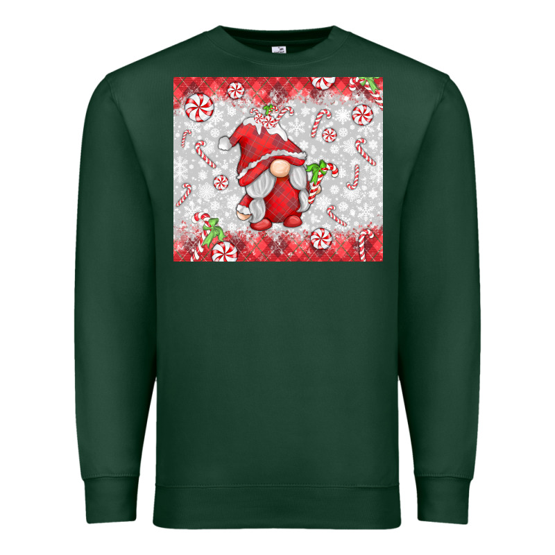 Candy Cane Gnome Premium Sweatshirt by MaliasSmallBusiness | Teevron