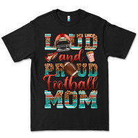 Black loud and proud football mom Premium Tee - RanaPortraitStore
