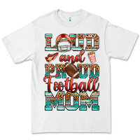 White loud and proud football mom Premium Tee - RanaPortraitStore