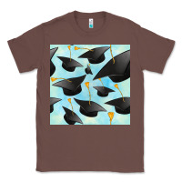 Chestnut graduation cap seamless pattern Classic Tee - BundleAndBundleShop