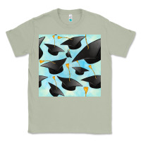 Matcha graduation cap seamless pattern Classic Tee - BundleAndBundleShop