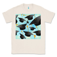 Natural graduation cap seamless pattern Classic Tee - BundleAndBundleShop