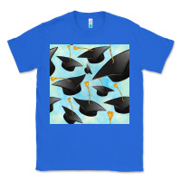 True Royal graduation cap seamless pattern Classic Tee - BundleAndBundleShop
