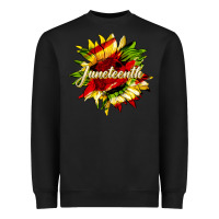 Black juneteenth sunflower black lives matter Heavyweight Sweatshirt - HRA Design Shop