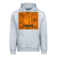 Heather Grey tiger paws Urban Hoodie - TumblerDesignByShophia