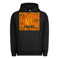 Pigment Black tiger paws Urban Hoodie - TumblerDesignByShophia