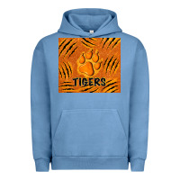 Pigment Pebble Blue tiger paws Urban Hoodie - TumblerDesignByShophia