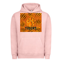 Pigment Salmon tiger paws Urban Hoodie - TumblerDesignByShophia