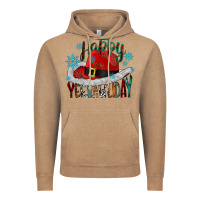Vintage Coffee happy yeehawliday Vintage Hoodie - CowhideDigitalArt