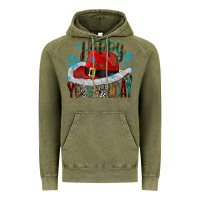 Vintage Olive happy yeehawliday Vintage Hoodie - CowhideDigitalArt