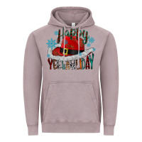 Vintage Zinc happy yeehawliday Vintage Hoodie - CowhideDigitalArt