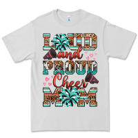 Dove Grey loud and proud cheer mom Premium Tee - RanaPortraitStore