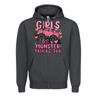 Smoke girls like monster trucks too Zipper Hoodie - MaliasSmallBusiness