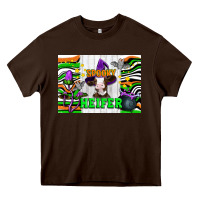 Chocolate Brown Spooky heifer Heavy Core Tee - Artiststas