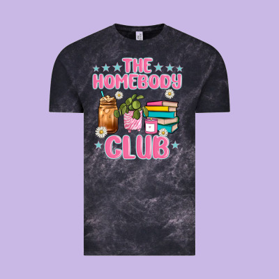 The Homebody Club Vintage Tee Designed By Jahusdesignshop