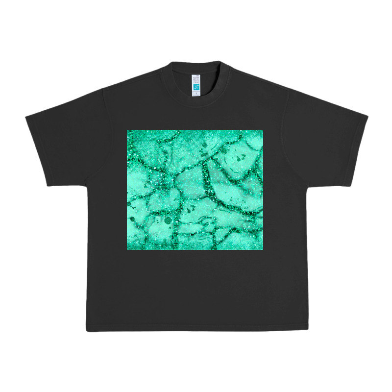 Green Glitter Urban Heavy Tee by JahusDesignShop | Teevron