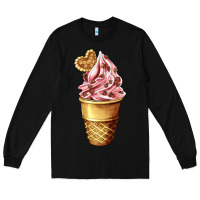 Black ice cream fast food Long Sleeve Tee - AdoDesignShop