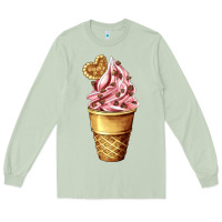 Matcha ice cream fast food Long Sleeve Tee - AdoDesignShop