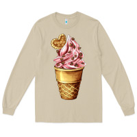 Mushroom ice cream fast food Long Sleeve Tee - AdoDesignShop