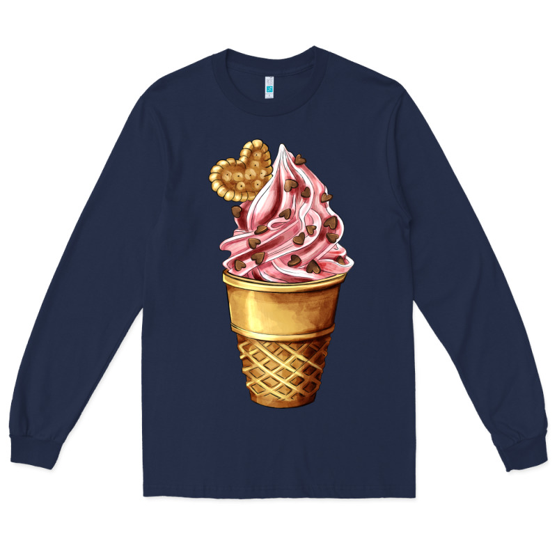 Ice Cream Fast Food Long Sleeve Tee by AdoDesignShop | Teevron