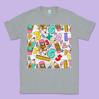 Back To School Seamless Pattern Classic Tee Designed By Bundleandbundleshop