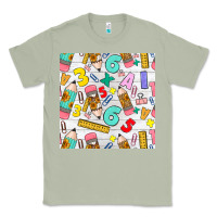 Matcha back to school seamless pattern Classic Tee - BundleAndBundleShop