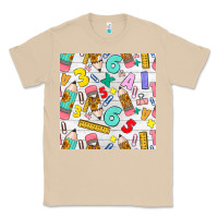 Mushroom back to school seamless pattern Classic Tee - BundleAndBundleShop