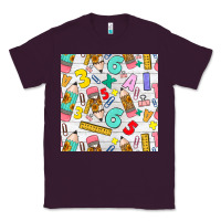 Plum back to school seamless pattern Classic Tee - BundleAndBundleShop