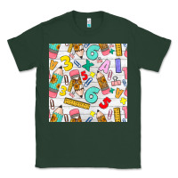 Sports Green back to school seamless pattern Classic Tee - BundleAndBundleShop