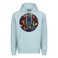 Blue Mist Black Angus Calf Christmas Premium Hoodie - RanaPortraitStore